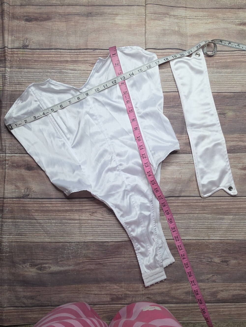 Fashion Nova White Satin Bunny Costume - Picture 3 of 6